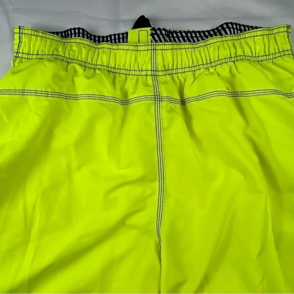 Route 66 - Men’s Trunks - Bright Yellow - Neon - Large